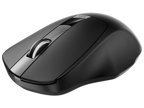 Mouse óptico Inalámbrico Klip Xtreme Ergy de Hasta 1,600dpi, USB. Color Negro.