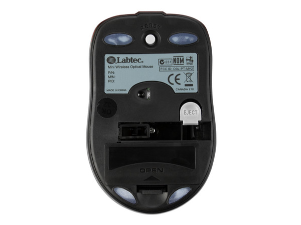 Mouse Labtec Óptico Inalámbrico, USB.