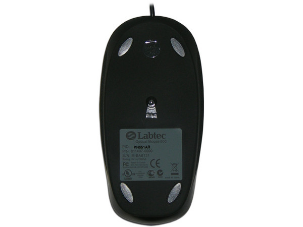 Mouse Óptico Labtec 800, USB/PS/2