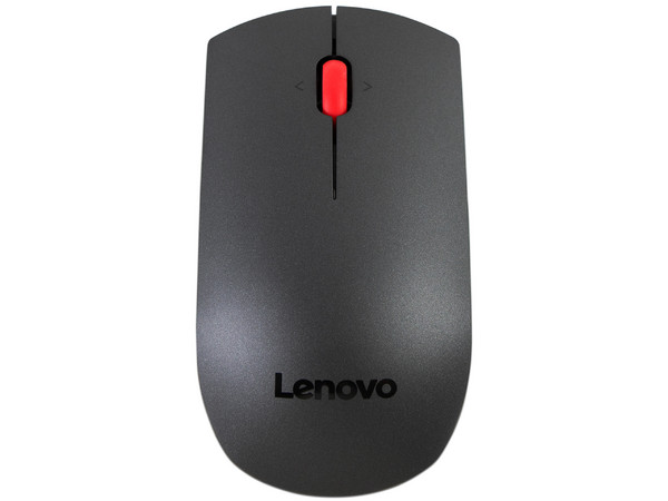 Mouse Láser Inalámbrico Lenovo, 1600 dpi, Receptor USB. Color Negro.