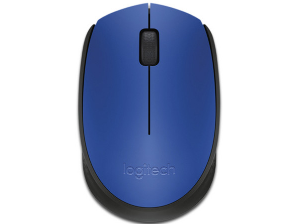 Mouse Optico Inalámbrico Logitech M170, USB. Color azul.