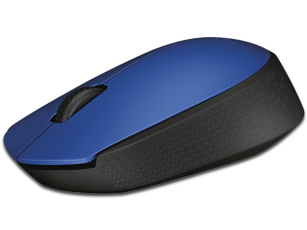 Mouse Optico Inalámbrico Logitech M170, USB. Color azul.