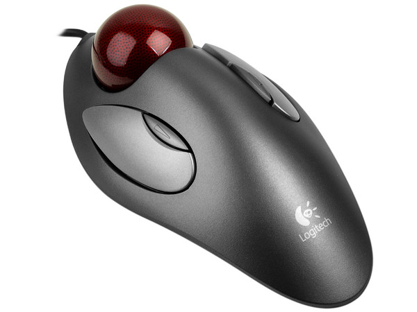 Mouse Óptico, Logitech Marble TrackMan, USB.