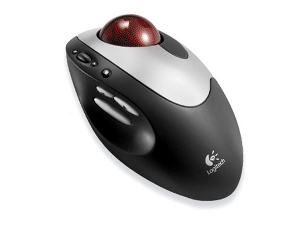 Trackball Logitech Inalámbrico, Optico, USB/PS2