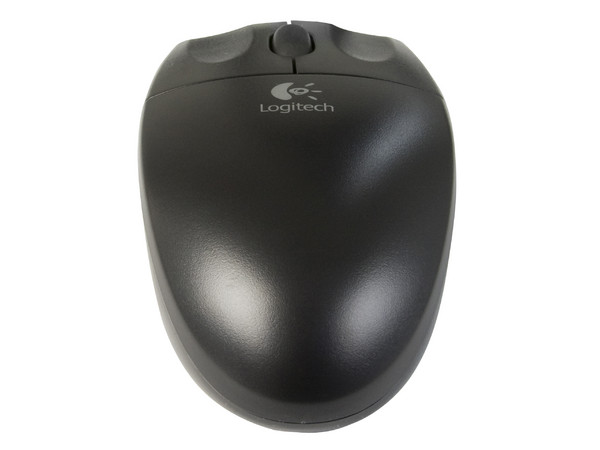Mouse Logitech Óptico, PS/2. Color Negro (OEM)