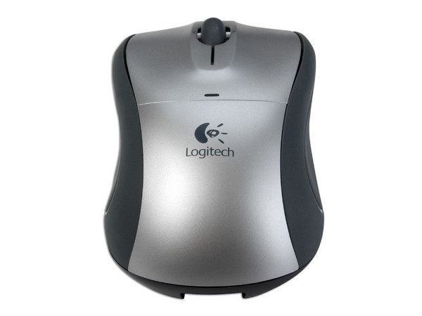 Mouse Logitech V320 Óptico Inalámbrico para Laptop, USB. Color Plateado