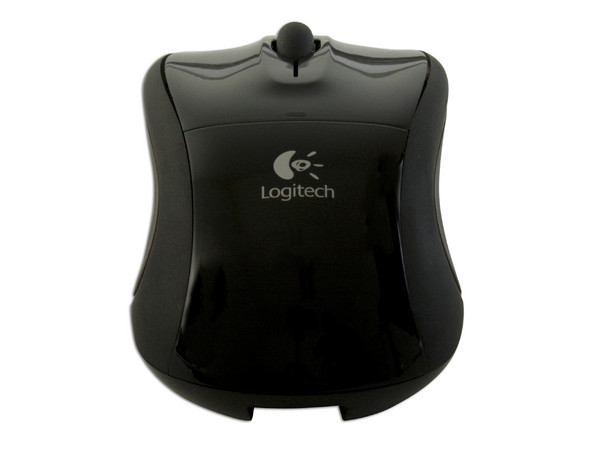 Mouse Logitech V320 Óptico Inalámbrico para Laptop, USB. Color Negro