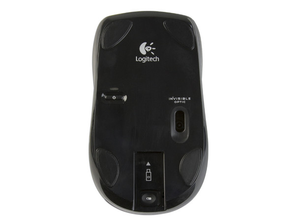 Mouse Logitech V320 Óptico Inalámbrico para Laptop, USB. Color Negro