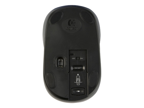 Mouse Logitech V220 Óptico Inalámbrico para Laptop, USB. Color Rosa