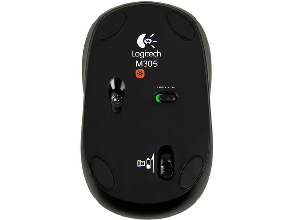 Mini Mouse Logitech M305 Óptico Inalámbrico para Laptop, USB