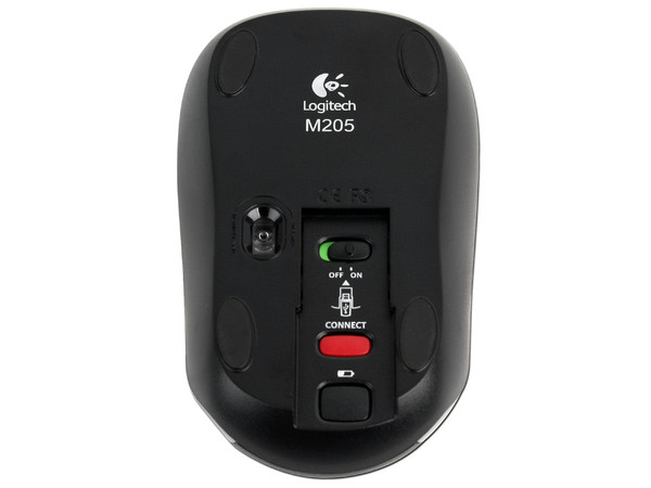 Mouse Logitech M205 Óptico Inalámbrico para Laptop, USB