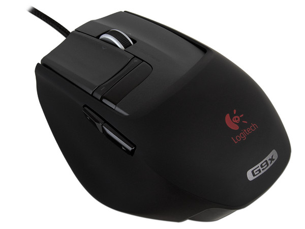 Mouse Logitech G9x Láser de 200 a 5700 dpi, USB.