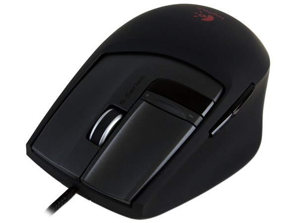 Mouse Logitech G9x Láser de 200 a 5700 dpi, USB.