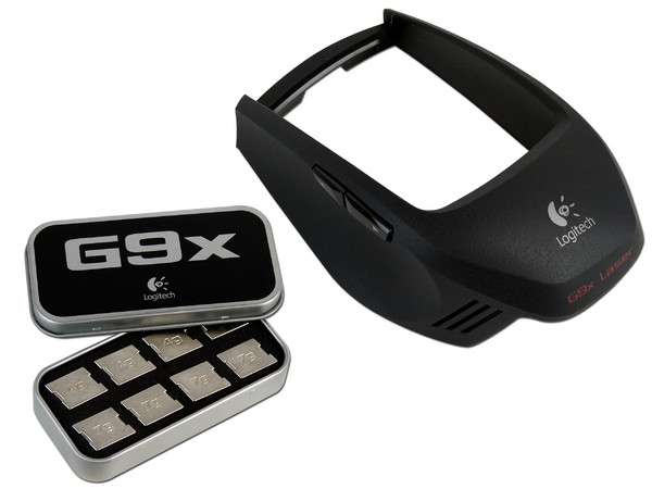 Mouse Logitech G9x Láser de 200 a 5700 dpi, USB.