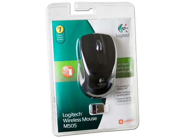 Mouse Logitech M505 Láser Inalámbrico, USB