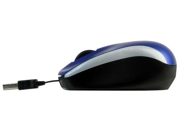 Mini Mouse Logitech M125 Óptico, retráctil USB.