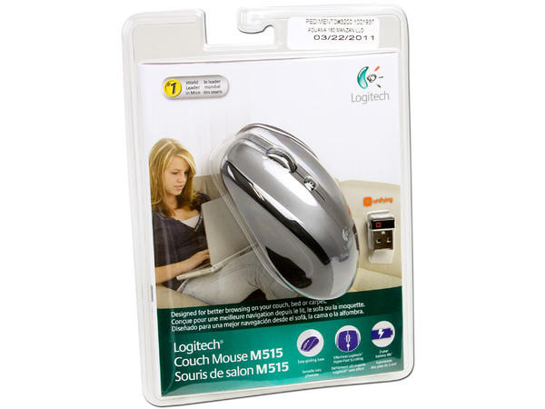 Mouse Logitech M515 Óptico Inalámbrico, USB