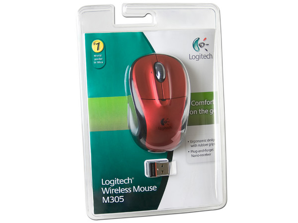 Mini Mouse Logitech M305 Óptico Inalámbrico para Laptop, USB