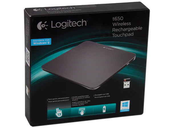 Touchpad Inalámbrico Logitech t650 ideal para Windows 8.