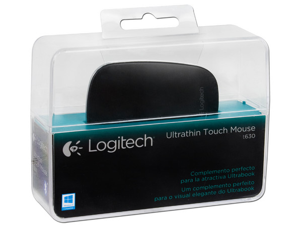 Mouse Ultra delgado Touch Logitech T630, Óptico, Bluetooth.