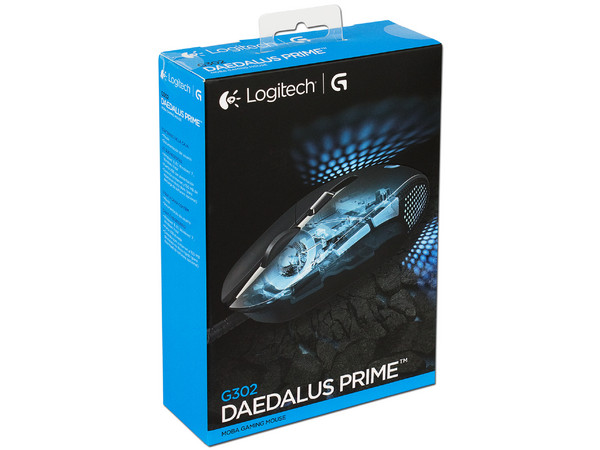 Mouse Gamer Logitech G302 Daedalus Prime, Óptico de 4000 dpi, USB.