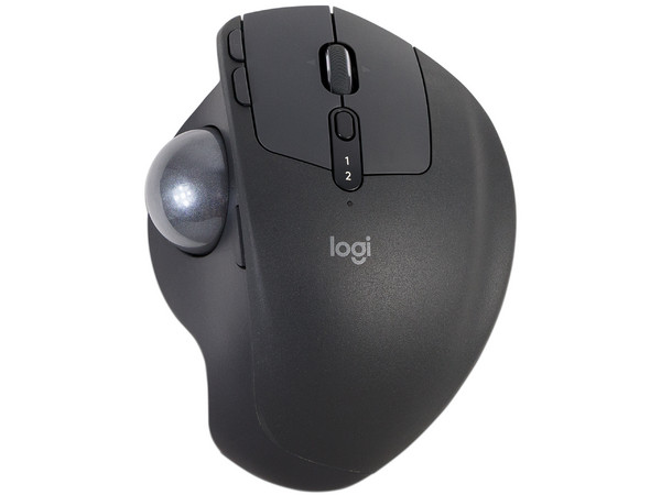 Mouse óptico inalámbrico Logitech MX ERGO, USB. Color Negro.