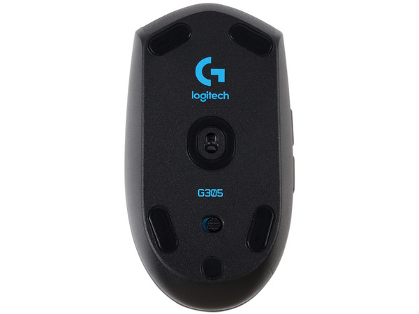 Mouse Gamer Inalámbrico Logitech G305 LightSpeed, hasta 12,000 dpi, 6 botones. Color Negro.