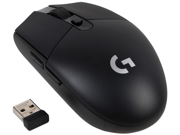 Mouse Gamer Inalámbrico Logitech G305 LightSpeed, hasta 12,000 dpi, 6 botones. Color Negro.