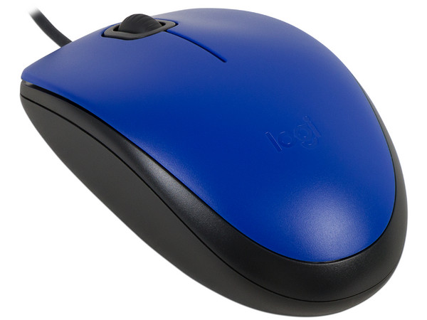 Mouse Logitech m110 Óptico, USB. Color Azul.