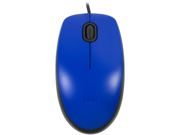 Mouse Logitech m110 Óptico, USB. Color Azul.