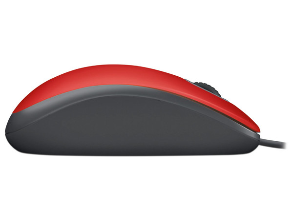 Mouse Óptico Logitech M110 Silent, 1000 dpi, 3 Botones, USB. Color Rojo.