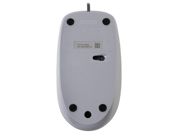 Mouse Óptico Logitech M110, USB, Color Gris.