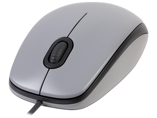 Mouse Óptico Logitech M110, USB, Color Gris.