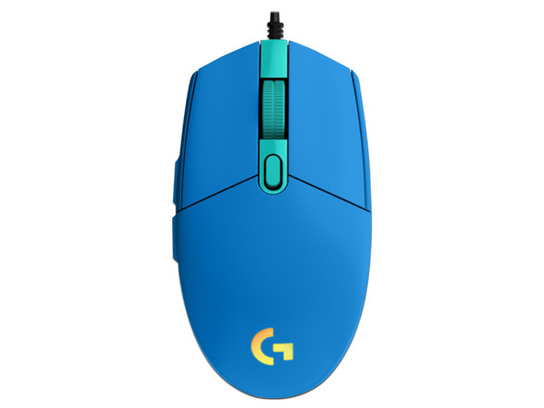 Mouse Gamer Logitech LightSync G203, hasta 8000 dpi, 6 botones, RGB. Color Azul.