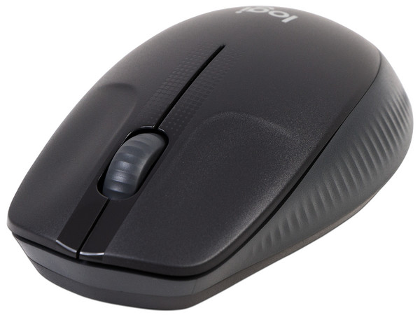Mouse Óptico Inalámbrico Logitech M190, hasta 1,000 dpi, USB. Color Negro.