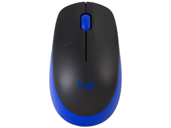 Mouse Óptico Inalámbrico Logitech M190, hasta 1000 dpi, USB. Color Azul.