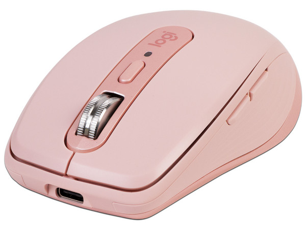 Mouse Óptico Inalámbrico Logitech MX Anywhere 3, Hasta 4,000 dpi, USB, Color Rosa.