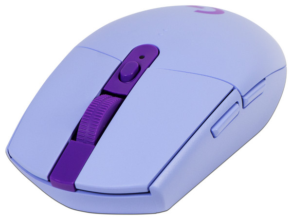 Mouse inalámbrico Logitech LightSpeed G305, hasta 12,000 Dpi, Receptor USB. Color Morado.
