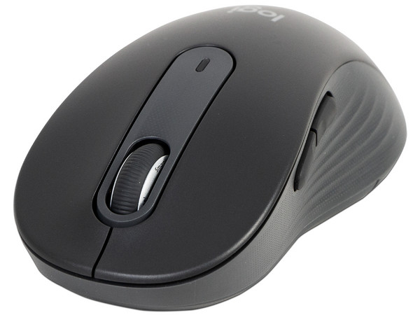 Mouse Óptico Inalámbrico Logitech M650 Grande, Hasta 2000 dpi, Bluetooth, USB. Color Grafito.