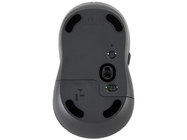 Mouse inalámbrico Logitech Signature M650, hasta 4000 dpi, 5 botones, USB, Bluetooth. Color Negro.