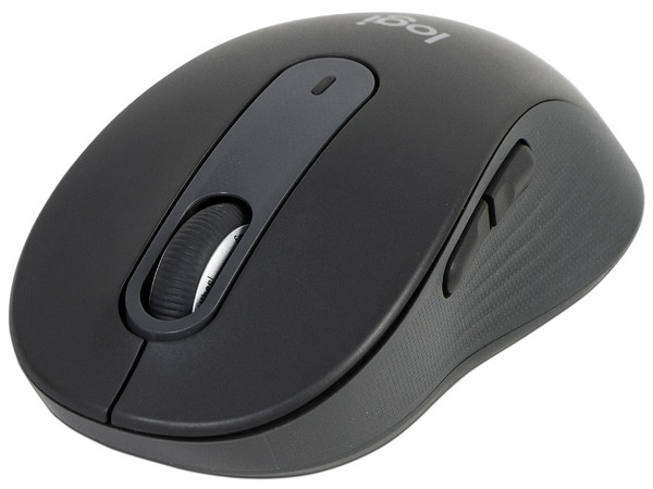 Mouse inalámbrico Logitech Signature M650, hasta 4000 dpi, 5 botones, USB, Bluetooth. Color Negro.