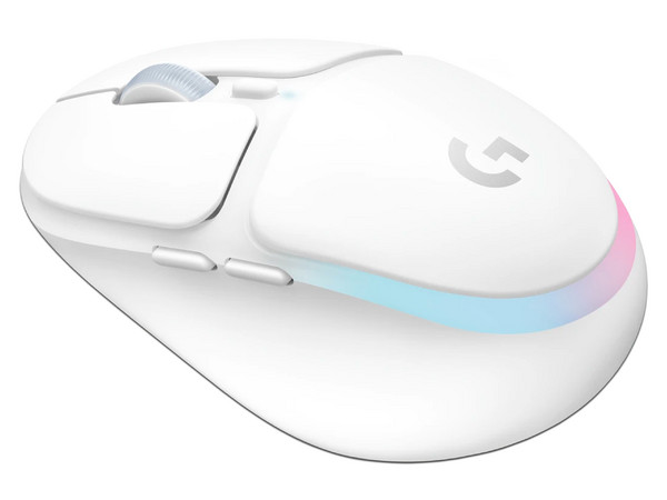 Mouse Óptico Inalámbrico Logitech G705 RGB, Bluetooth, Color blanco.