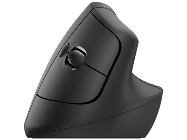 Mouse Óptico Ergonómico Inalámbrico Logitech Lift Vertical, USB, Bluetooth. Color Grafito