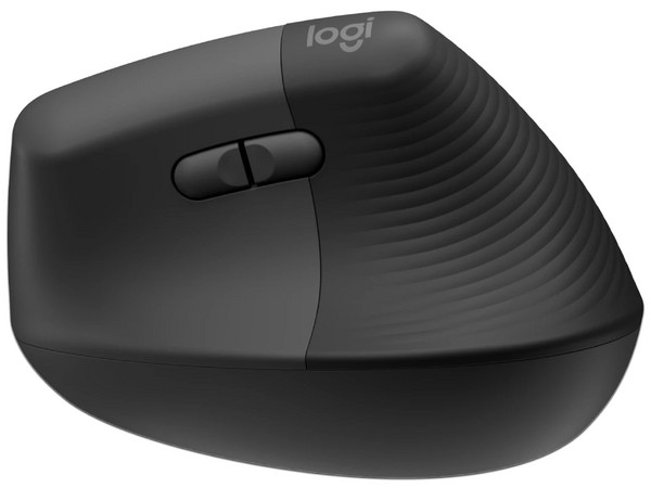 Mouse Óptico Ergonómico Inalámbrico Logitech Lift Vertical, USB, Bluetooth. Color Grafito