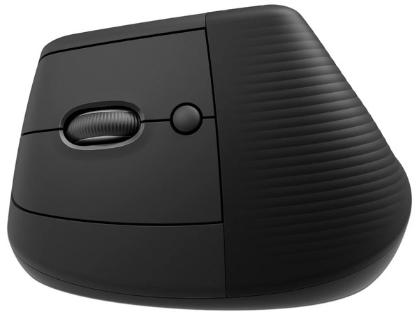 Mouse inalámbrico Logitech Lift Left, Receptor USB. Color Negro.