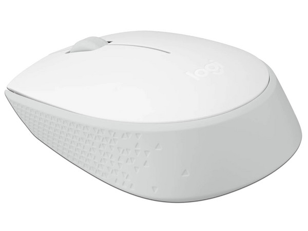 Mouse Óptico Inalámbrico Logitech M170, hasta 1000 dpi, USB. Color Blanco.
