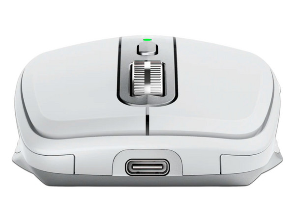 Mouse Óptico Inalámbrico Logitech MX Anywhere 3S, hasta 8000 dpi, 6 botones, Bluetooth, Receptor USB. Color Gris.