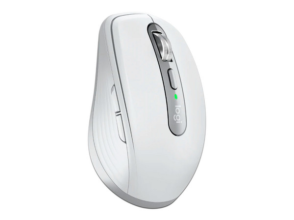 Mouse Óptico Inalámbrico Logitech MX Anywhere 3S, hasta 8000 dpi, 6 botones, Bluetooth, Receptor USB. Color Gris.