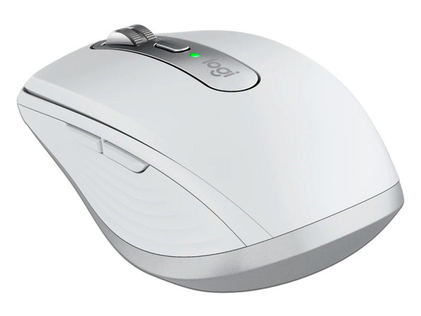Mouse Óptico Inalámbrico Logitech MX Anywhere 3S, hasta 8000 dpi, 6 botones, Bluetooth, Receptor USB. Color Gris.