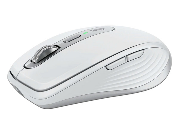 Mouse Óptico Inalámbrico Logitech MX Anywhere 3S, hasta 8000 dpi, 6 botones, Bluetooth, Receptor USB. Color Gris.